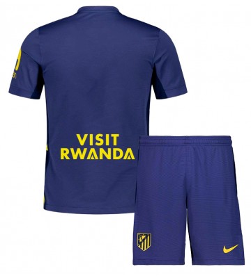 Atletico Madrid Udebanetrøje Børn 2025-26 Kortærmet (+ Korte bukser)